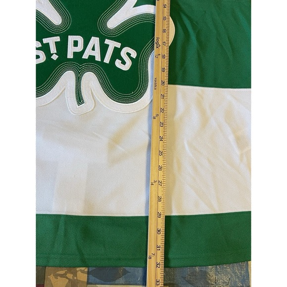 Men's 56 Toronto Maple Leafs St. Pats Matthew Knies #23 Adidas Primegreen Jersey - Picture 9 of 9